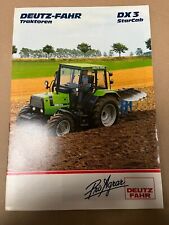 Prospekt Deutz-Fahr DX3 StarCab Pflug Traktoren WerbungTraktor Schlepper V