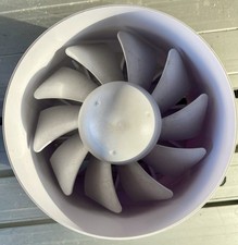 Turbo Lüfter 150mm Abluft, Festmontage, Axial, ohne Kabel, für Ventilator Rohr