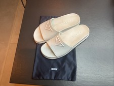 PRADA Damen Strandschuhe Gummi Weiß Gr.38