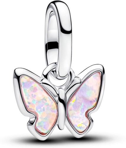 Pandora pink butterfly mini - pink,
