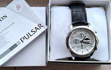 #347 -Pulsar Chronograph CAL.59 - Quartz Herrenuhr - Quarz - SELTEN Tag /Nacht