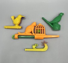 Vintage 4x Vogelpfeife Pfeife