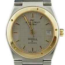 IWC Ingenieur SL Automatik Ref. 3506 Millimeterpapier Zifferblatt Grau Gold