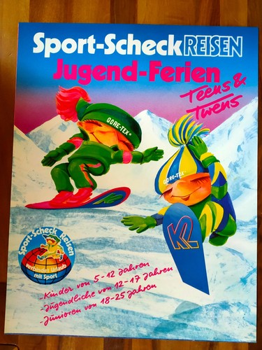 Plakat sport scheck reisen - sport-scheck,