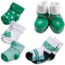 SV Werder Bremen Babysocken 3er Pack Baby Socken Söckchen oder Babyschuhe SVW