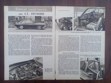 A.C., AC Greyhound, Test, 1961