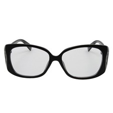 Retro Brille Nerd schwarz