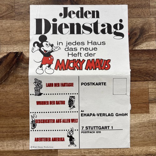 Werbebeilage für walt disneys - werbebeilage,
