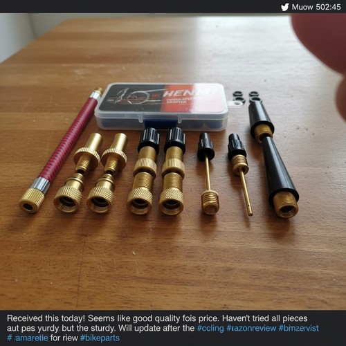 Fahrradventil adapter set - adapter,