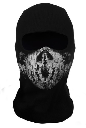 Sturmmaske mit totenkopf - mit, |