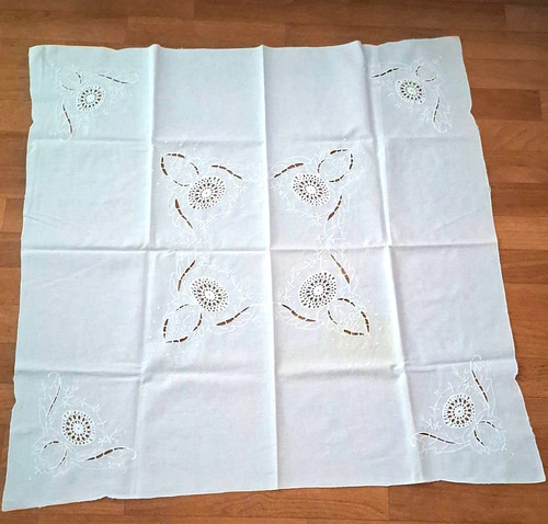 Tischdecke stoff weiß - tischdecke,