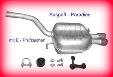 Endschalldämpfer Auspuff für VW Passat 3C 1.9 TDi Typ 3C2/5 105PS ab 03/05 + Kit