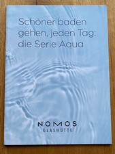 Nomos Glashütte Serie Aqua Prospekt Katalog 2017 Ahoi Club Neomatik