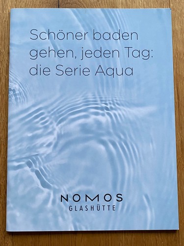 Nomos glashütte serie aqua - nomos,