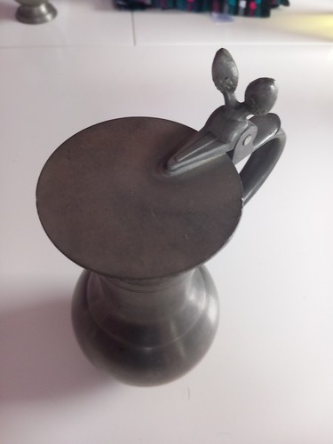 Zinnkrug mit deckel - zinnkrug,