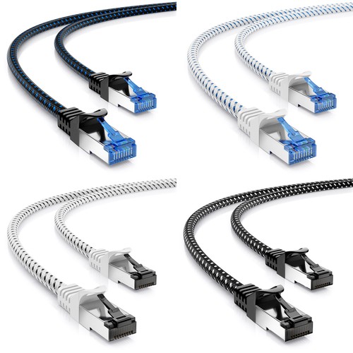 Cat7 cat8 nylon patchkabel - cat8,