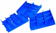 Muldenteile blau -
