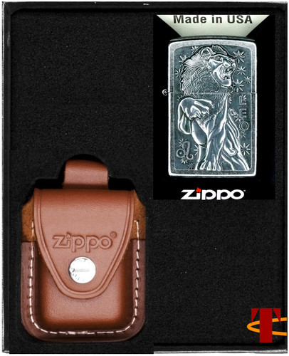 Zippo geschenkset zodiac leo - geschenkset,