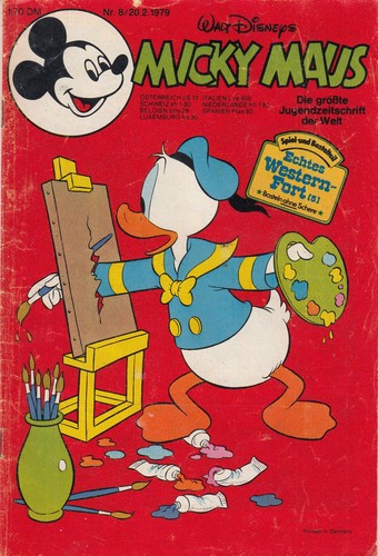 Micky maus comic hefte - micky, nr.