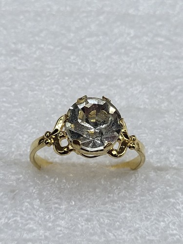 Vintage vergoldeter ring - vintage,