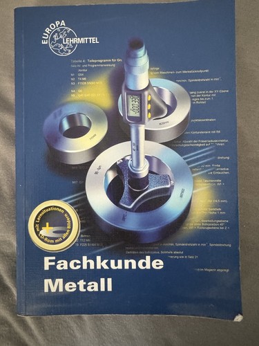Fachkunde metall isbn - fachkunde,