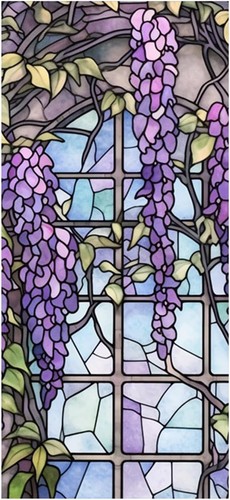 Fensterfolie blumenmuster - fensterfolie,