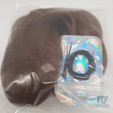 Pferdeschwanz Haarteil 50cm Klammer wellig, blond, braun, schwarz