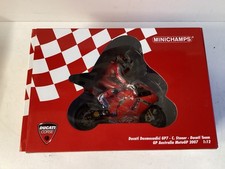 Ducati Modell 1:12 Ducati Desmo MotoGP2007 C.Stoner Australia Team OVP neu !