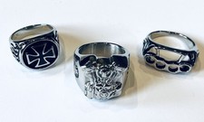 3x Männerschmuck Edelstahl