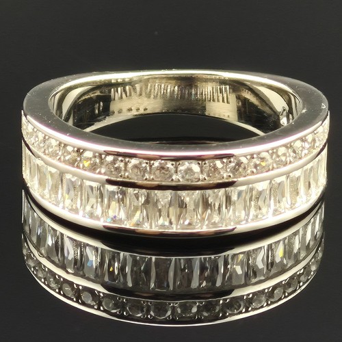 Weißer zirkonia ring - weißer, im