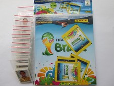 Panini WM 2014 Hardcover Album Starter Pack mit vier Tüten + alle 640 Sticker