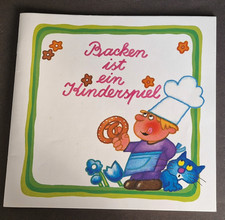 Backen ist ein Kinderspiel Backbuch Heft Kids Rezepte Backkünstler Backknirps