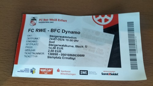 Sammler ticket fc - sammler, rot