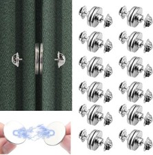 12 Paare Magnete Für Vorhänge,Vorhang Verschluss Magnet,Raffhalter Magnetisch,Vo