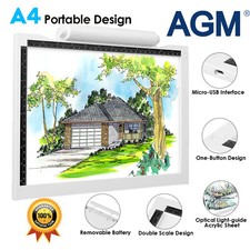 Leuchttisch LED-Licht pad A4 dimmbares Lichtpaneel Drawing Board Lightpad Board