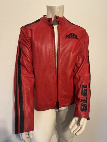 Diesel pop lederjacke rot - pop,
