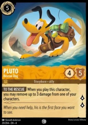 Lorcana pluto rescue dog - lorcana,