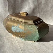 Messing Art Déco Zigarren-