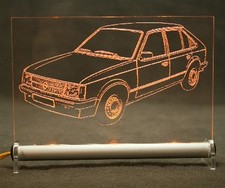 Opel Kadett D as car engraving