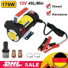 Elektrisch Ölpumpe Selbstansaugend Dieselpumpe Kraftstoffpumpe 45L/min 12V 175W
