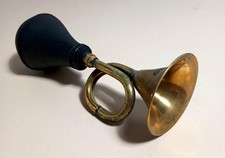 Dachbodenfund: Schönes altes Horn Oldtimer Hupe Tröte Trompete Tute Messing