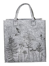 Tasche Filz mit Blumen Motiv