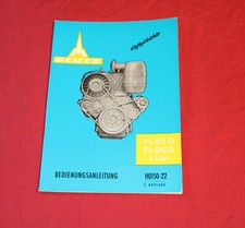 Anleitung DEUTZ Motor FL 811 D, FL 812 D , 3 bis 6 Zylinder Dieselmotor