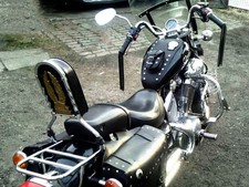 Yamaha Virago XV 750 XV 1100 Leder Tank Panel Abdeckung Pad Gurt Chap Bra Bib