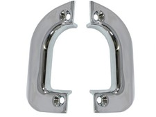 Chrom Einfassung Tür links &