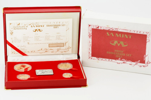 Krügerrand gold proof set - krügerrand,