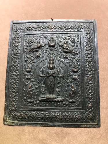 Relief wandbild kupfer - relief, antik