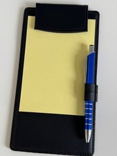 ? GORESE Klemmbrett Schreibbrett Clipbaord A6 Leder schwarz Bar Café Stift ?