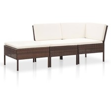 Tlg garten lounge set - 3-tlg., garten-lounge-set