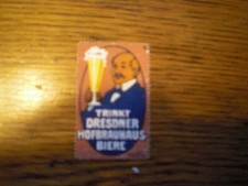 Bier Brauerei Reklamemarke Dresdner Hofbrauhaus Dresden